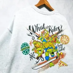 新品　ミュータント・タートルズ　メンズ　Mサイズ　トレーナー　40周年記念