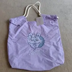 しまむら　ちいかわモモンガ刺繍トートバッグ