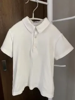お受験　通塾　ファミリア白シャツ　110
