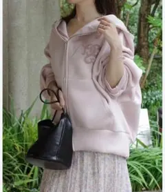 snidel ボリュームパーカー ピンク