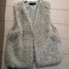 ファーコート ノーカラー