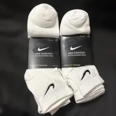 L ナイキ 靴下 エブリデイ クッションド トレーニング アンクル ソックス