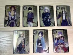 刀剣乱舞　メタルカード　蜻蛉切　堀川国広　骨喰藤四郎　へし切り長谷部　山姥切国広