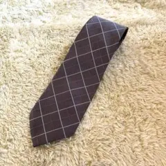 極美品　BURBERRY バーバリー ブラックレーベル チェック　シルク