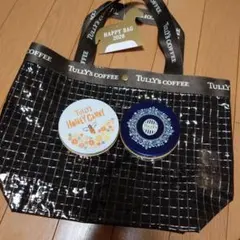 タリーズコーヒー　福袋　バッグ　キャンディ缶