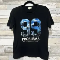 adidas neo 黒 Tシャツ M 99 PROBLEMS