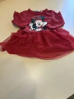 H&M ミニーマウス 赤 チュチュワンピース 92