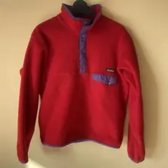 Patagonia フリースジャケット M 赤紫スナップT