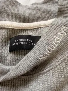 SATURDAYS NEW YORK CITY グレー 長袖 Tシャツ L