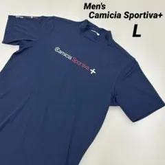 【美品】Camicia Sportiva+ メンズ ゴルフ モックネックシャツL