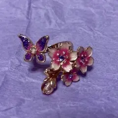 新品未使用品ANNA SUI桜モチーフリング