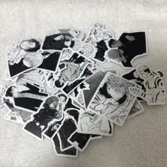 呪術廻戦 モノクロステッカー 大量まとめ売り キャラクター多数