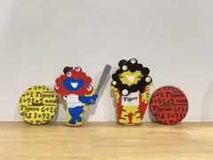 阪神タイガース　ミャクミャク　クリップ付き　木製スタンド　メモスタンド　2個