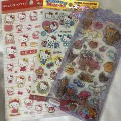 キティ サンリオ シール ぷっくり