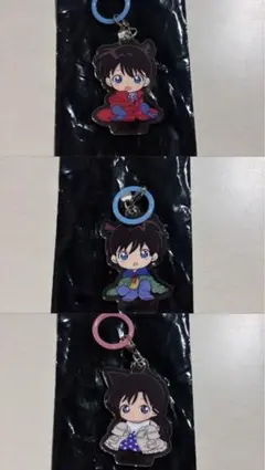 名探偵コナン ちぢませ隊 ふらっとめじるしアクセサリー 工藤新一 毛利蘭