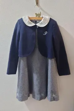 【未使用級】ポンポネット　フォーマル3点セット　ネイビー　150-160cm 2026年最新】ポンポネット スーツの人気アイテム - メルカリ