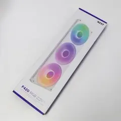 【未開封】 NZXT F420 RGB Core White 420mm 3連