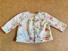 PETIT BATEAU 花柄カーディガン 12m 74㌢