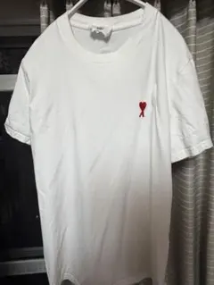 AMI Paris ハートロゴ Tシャツ ホワイト