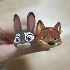 ズートピア　ディズニー　ファッションリング　ロイヤルクリア　ガチャガチャ