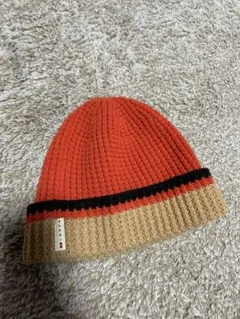 UNIQLO×MARNI オレンジ ベージュ ニット帽