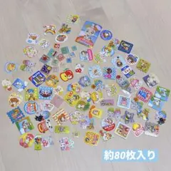 平成レトロ 平成女児 当時物 フレークシール タイルシール 80枚 サンエックス