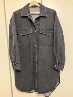ダークグレー デニムジャケット L