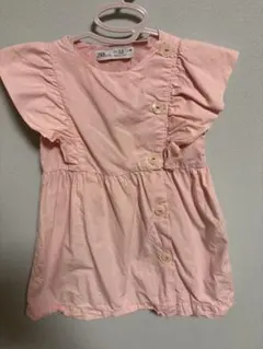 ZARA BABY フリルブラウス ピンク 2-3歳のサムネイル