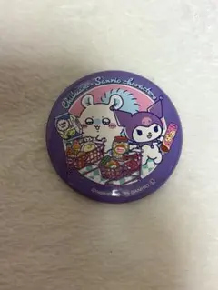 ちいかわ　モモンガ　クロミ　缶バッジ　サンリオキャラクターズ