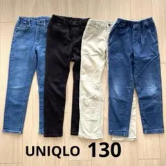 UNIQLO パンツ デニム まとめて 130