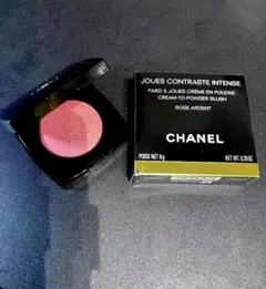 シャネル　ジュ コントゥラスト アンタンス　ローズ アルダン　チーク