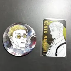 アニメーション 呪術廻戦展 渋谷事変 缶バッジ、フォト風カード 七海建