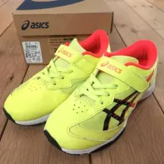アシックス(asics) 20cm キッズ スニーカー 蛍光イエロー 男の子
