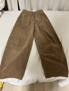 コーデュロイブラウンレギュラーパンツ