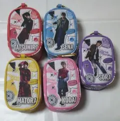 LILLEAGUE リルリーグ クリアポーチ 5種 岩城 中村 山田 岡尾 難波