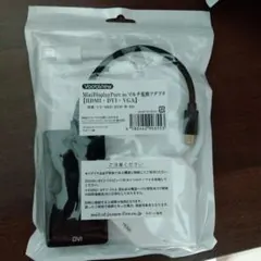 Mini DisplayPort toマルチ変換アダプタHDMI DVI VGA