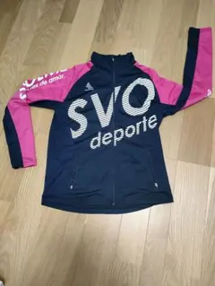 svolme ジップアップジャケット ネイビー/ピンク