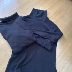 ２枚組　UNIQLO タートルネックフリース