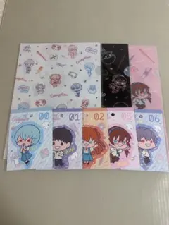 新世紀エヴァンゲリオン DAISO クリアファイル　シール　おまとめ　セット