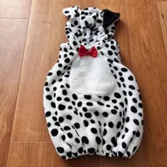 ディズニー 101匹わんちゃん ダルメシアン柄 フリース着ぐるみ 80～90cm