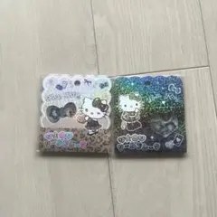 正規品 サンリオ ハローキティ おはじきシールフレーク ヒョウ柄 2点セット