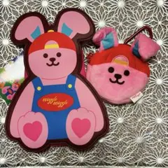 wigglewiggle スマホポーチ Little Play Bunny 2種