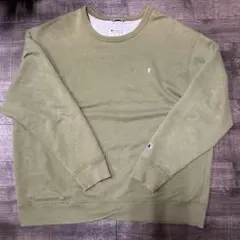 チャンピオン　古着　トレーナー　スウェット　2XL グリーン