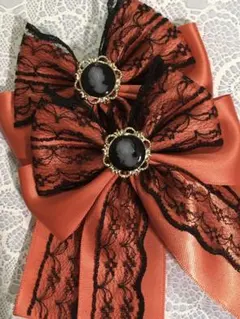 【売り切りSALE】量産型カメオ姫リボン♡オータムリーフ♡