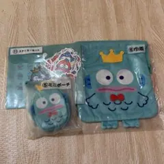 ハンギョドン 一番くじ ミニポーチ 巾着 シール ステッカー サンリオ値引き不可