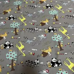 『ねこの着ぐるみワンダーランド』１０番キャンバスプリント　1m コットンこばやし