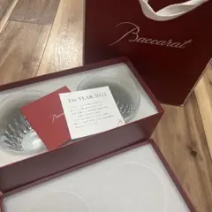 Baccarat The YEAR 2022 クリスタルグラス 2個セット