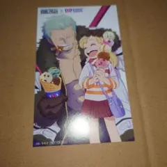 ワンピース　サーティワンコラボシール　スモーカーと少女