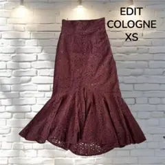 EDIT COLOGNE レディース レースロングスカート マーメイドスカート