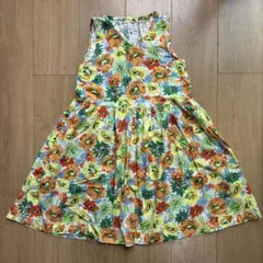 Ocean & Ground 花柄ノースリーブワンピース 130のサムネイル